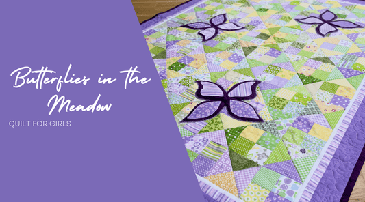 "Butterflies in the Meadow" quilt pattern