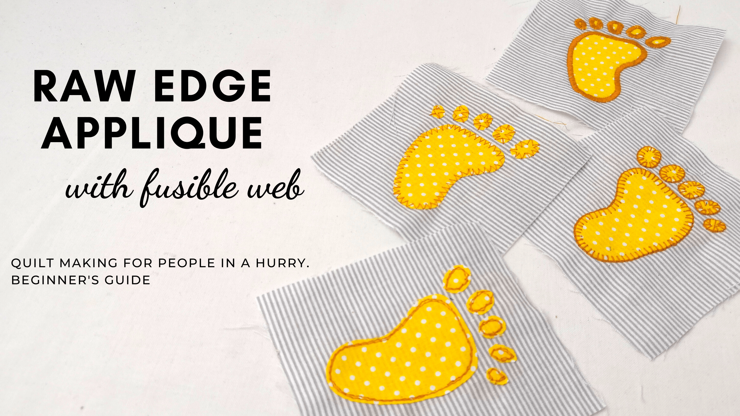 Raw Edge Appliqué: Ideas and Techniques, including Fusible - Create Whimsy