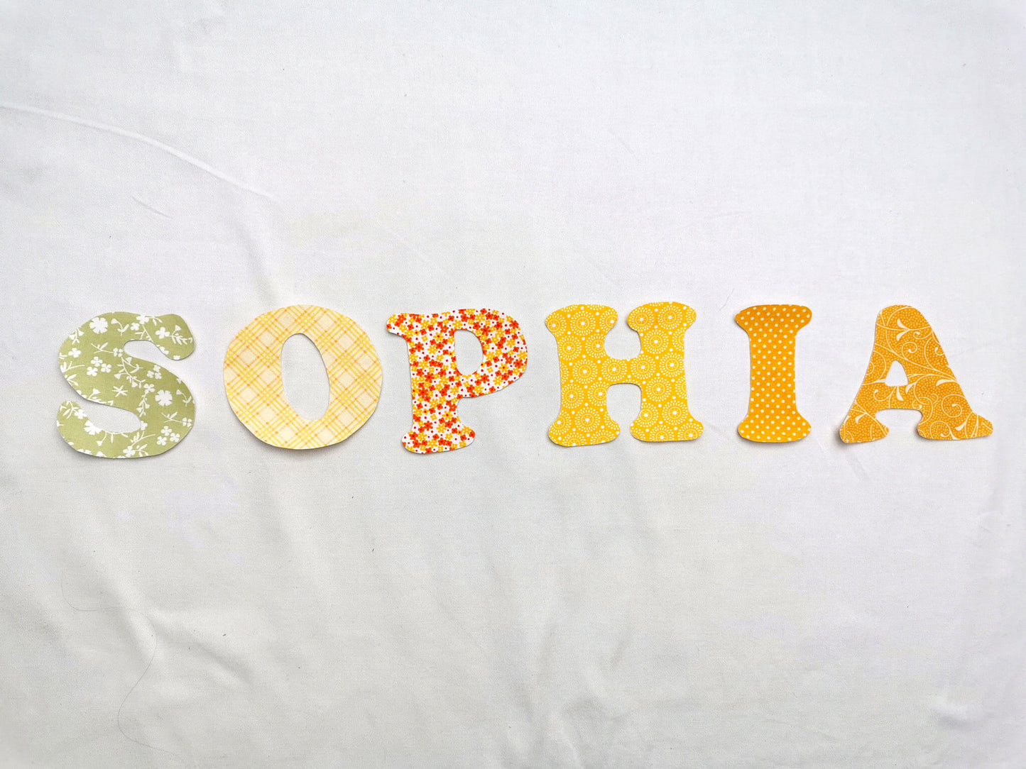 Sophia name applique