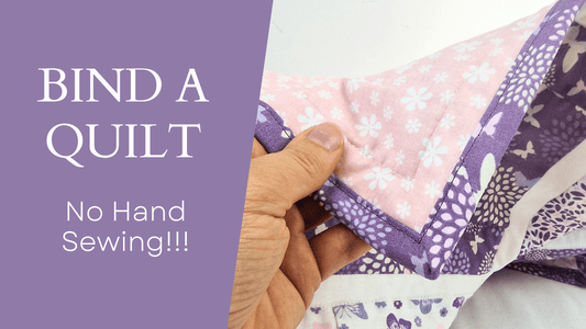 How to Machine Bind a Quilt (No Hand Sewing!)