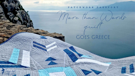 More Than Words’ Mini-Quilt Travels to Greece