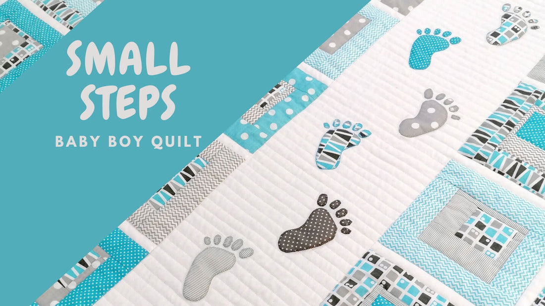 Blue Baby Boy Quilt