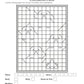 Chill and Thrill penguin quilt pattern coloring page showing the quilt block layout outline with empty squares for testing fabric color combinations for water, snow, body, belly, beaks and feet