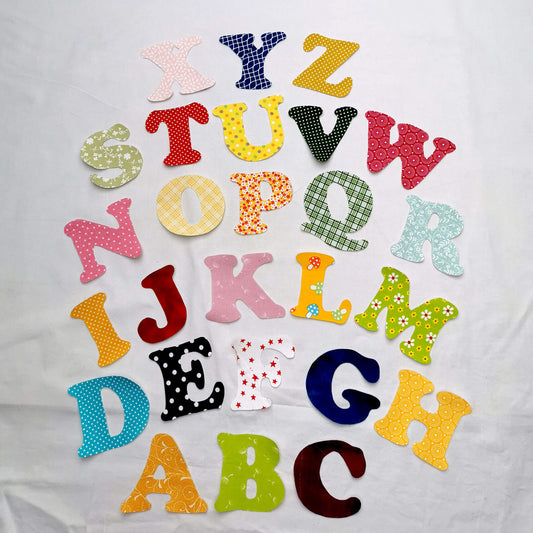 Alphabet letter applique templates for quilting