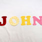 Appliqued name John