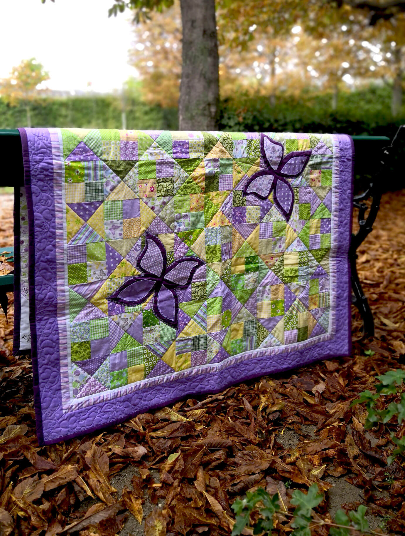 "Butterflies in the Meadow" quilt