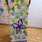 Girl's quilt with butterfly applique