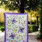 Sweet purple quilt for girls with butterflies