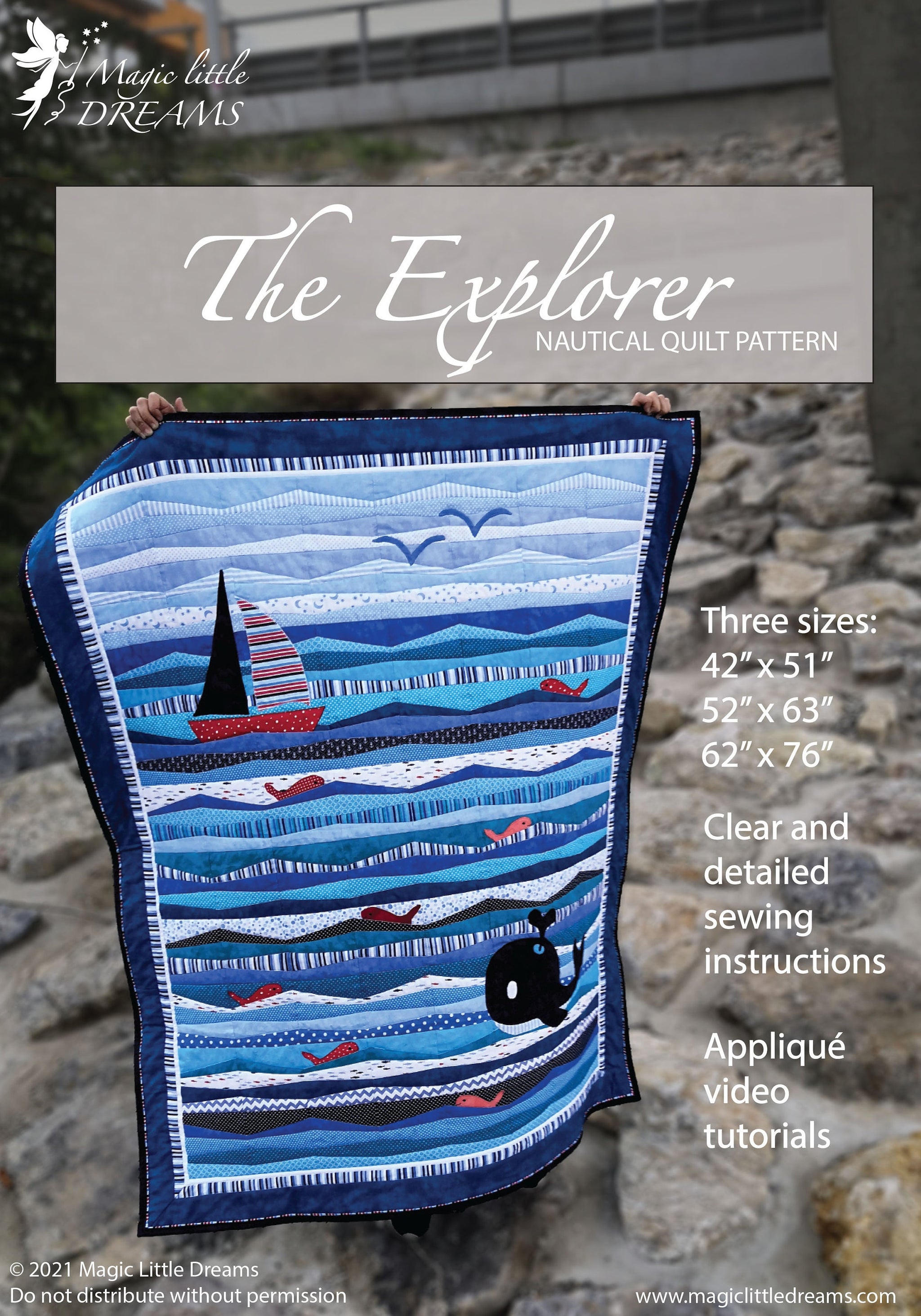 Nautical Wonder Quilted Blanket NCU0DV117
